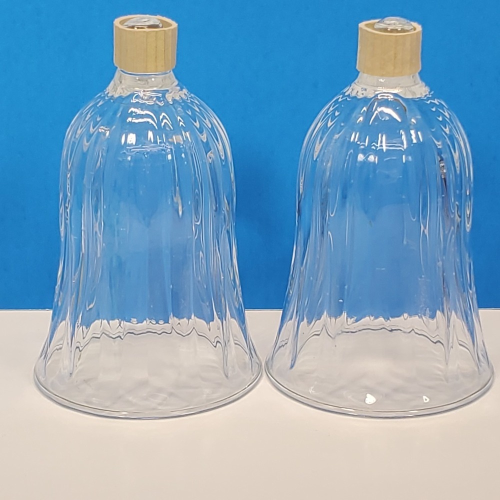 Vintage Votive Cups‎ Ribbed Glass Chantilly Peg Candle Home Interiors QTY 2